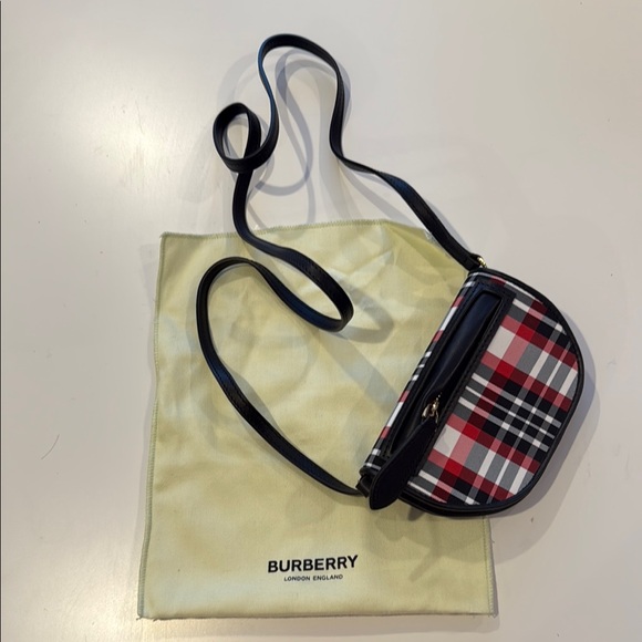 Burberry Plaid Crossbody Bag - Picture 1 of 4